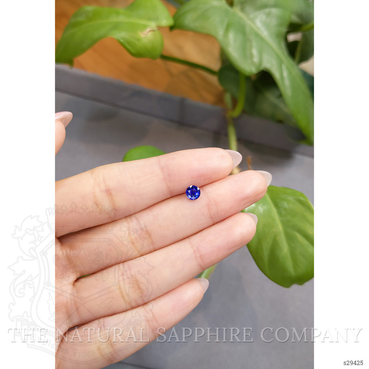 0.52 Ct. Blue Sapphire from Ceylon (Sri Lanka)