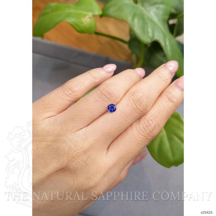 0.46 Ct. Blue Sapphire from Ceylon (Sri Lanka)