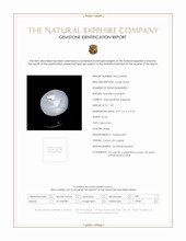 1.50 Ct. Sapphire from Ceylon (Sri Lanka) Scan Report