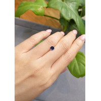 0.53 Ct. Blue Sapphire from Madagascar Life Style