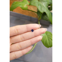 0.53 Ct. Blue Sapphire from Madagascar Life Style