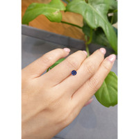 0.53 Ct. Blue Sapphire from Madagascar Life Style