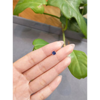 0.53 Ct. Blue Sapphire from Madagascar Life Style