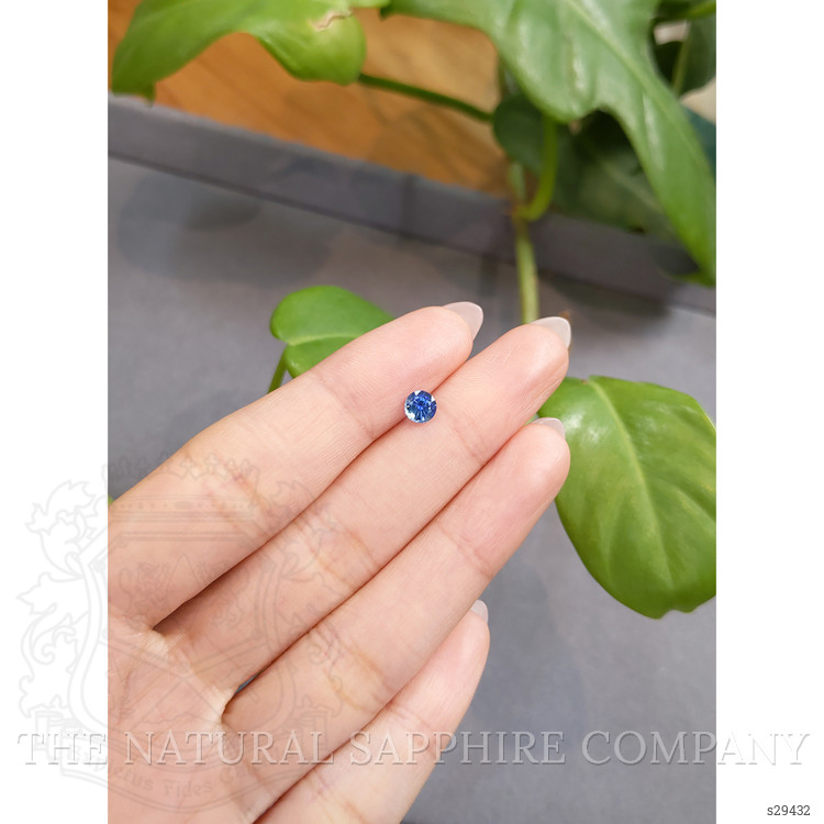 0.60 Ct. Blue Sapphire from Ceylon (Sri Lanka)