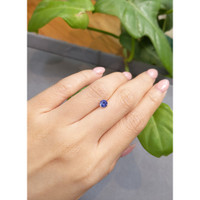 0.58 Ct. Blue Sapphire from Ceylon (Sri Lanka) Life Style