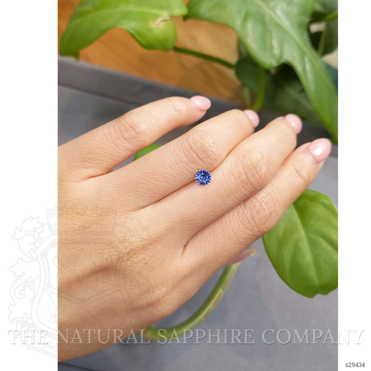 0.54 Ct. Blue Sapphire from Ceylon (Sri Lanka)