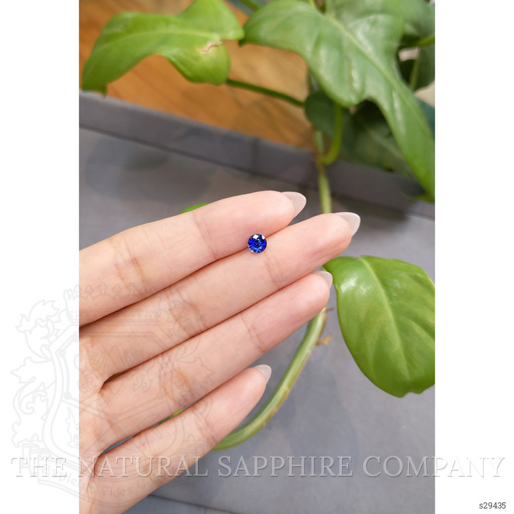 0.57 Ct. Blue Sapphire from Ceylon (Sri Lanka)