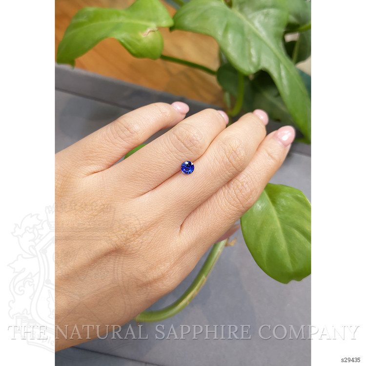 0.57 Ct. Blue Sapphire from Ceylon (Sri Lanka)