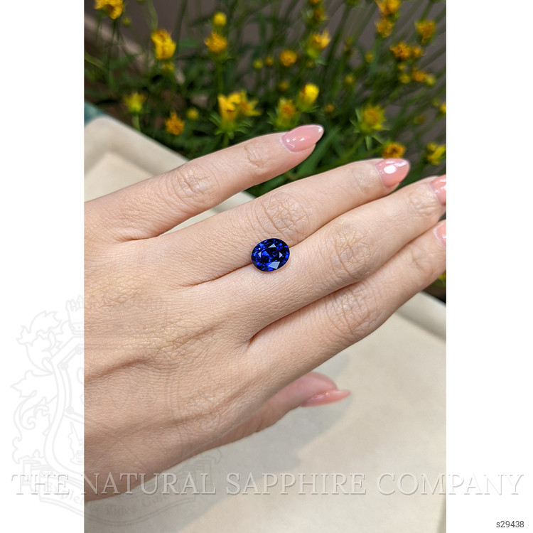 3.08 Ct. Blue Sapphire from Ceylon (Sri Lanka)