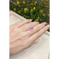 4.12 Ct. Pink Sapphire from Ceylon (Sri Lanka) Life Style