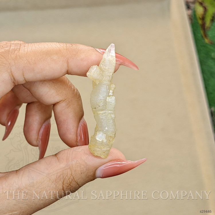 31.08 Ct. Yellow Sapphire Crystal from Ceylon (Sri Lanka)