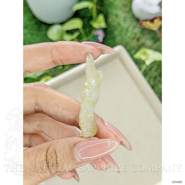 31.08 Ct. Yellow Sapphire Crystal from Ceylon (Sri Lanka)