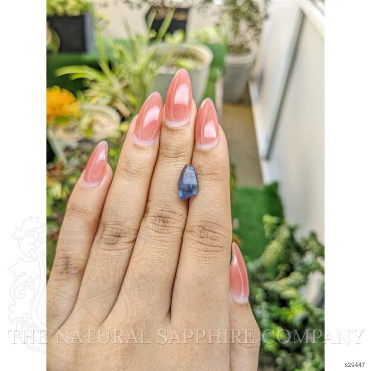 4.80 Ct. Blue Sapphire Crystal from Ceylon (Sri Lanka)
