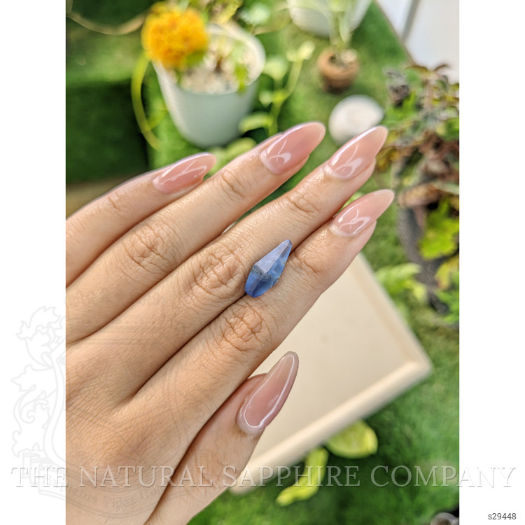 5.53 Ct. Blue Sapphire Crystal from Ceylon (Sri Lanka)