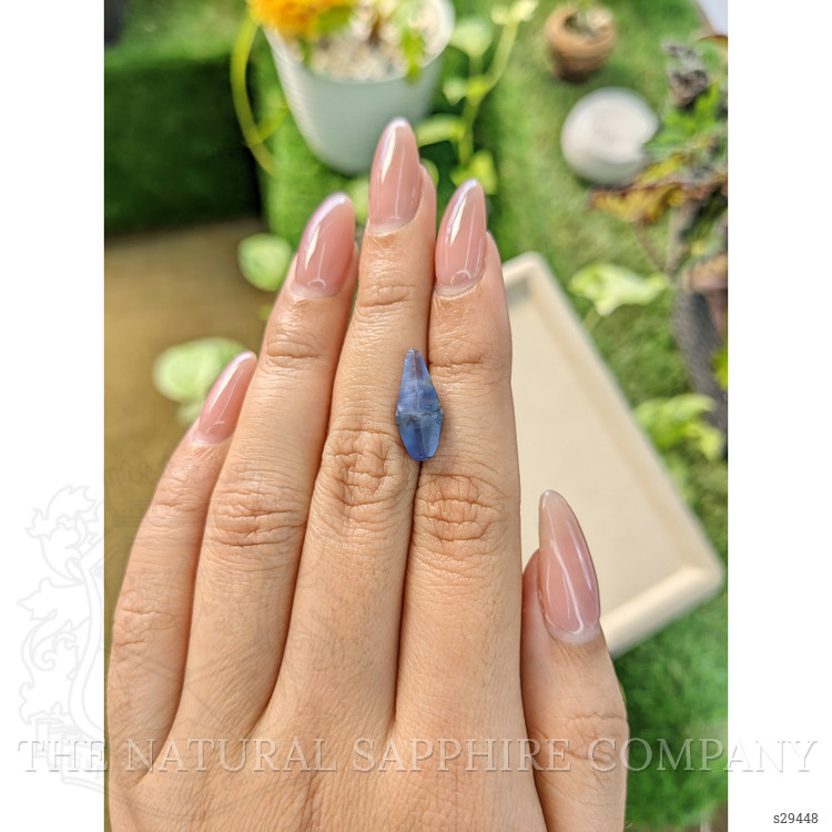 5.53 Ct. Blue Sapphire Crystal from Ceylon (Sri Lanka)