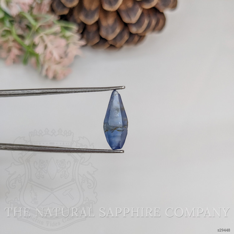 5.53 Ct. Blue Sapphire Crystal from Ceylon (Sri Lanka)