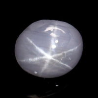 0.85 Ct. White Star Sapphire from Ceylon (Sri Lanka) Video
