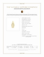 9.98 Ct. Yellow Rough Sapphire from Ceylon (Sri Lanka) Scan Report