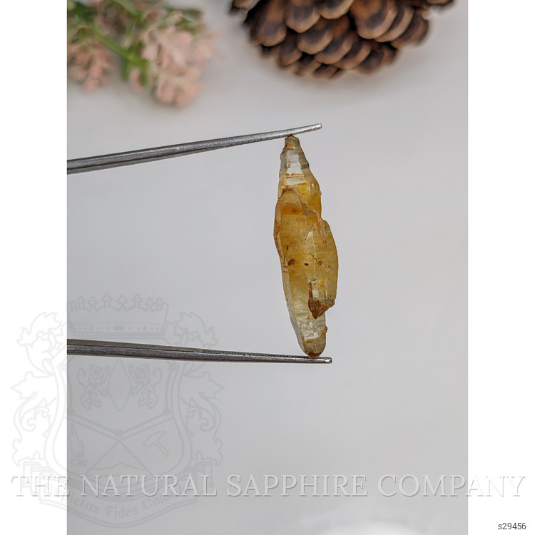 18.07 Ct. Yellow Sapphire Crystal from Ceylon (Sri Lanka)