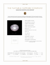 1.73 Ct. Sapphire from Ceylon (Sri Lanka) Scan Report