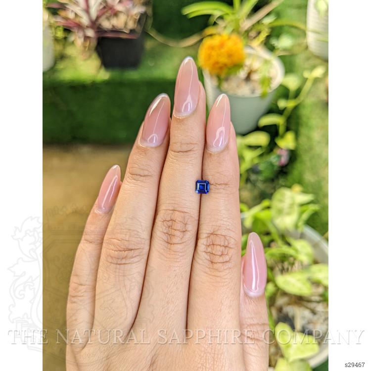 0.53 Ct. Blue Sapphire from Ceylon (Sri Lanka)
