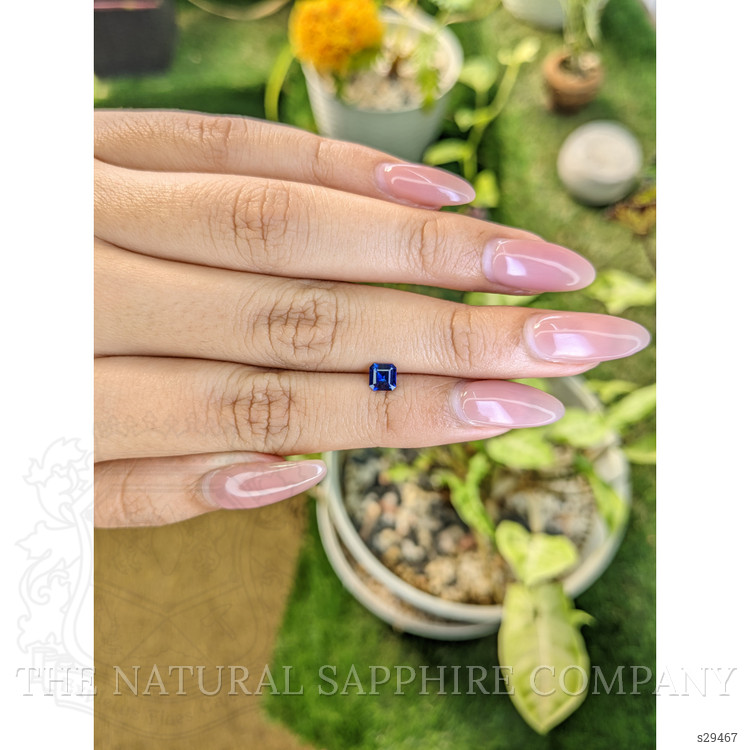 0.53 Ct. Blue Sapphire from Ceylon (Sri Lanka)