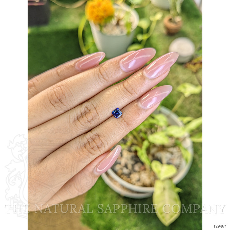 0.53 Ct. Blue Sapphire from Ceylon (Sri Lanka)
