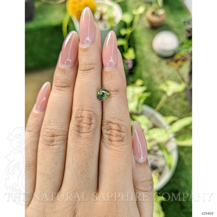 1.06 Ct. Green Sapphire from Madagascar