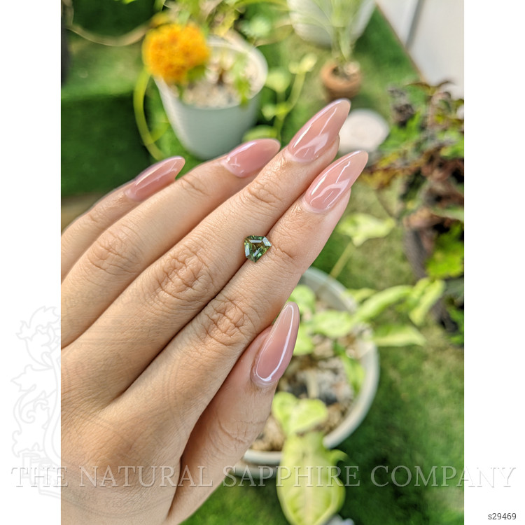 1.06 Ct. Green Sapphire from Madagascar