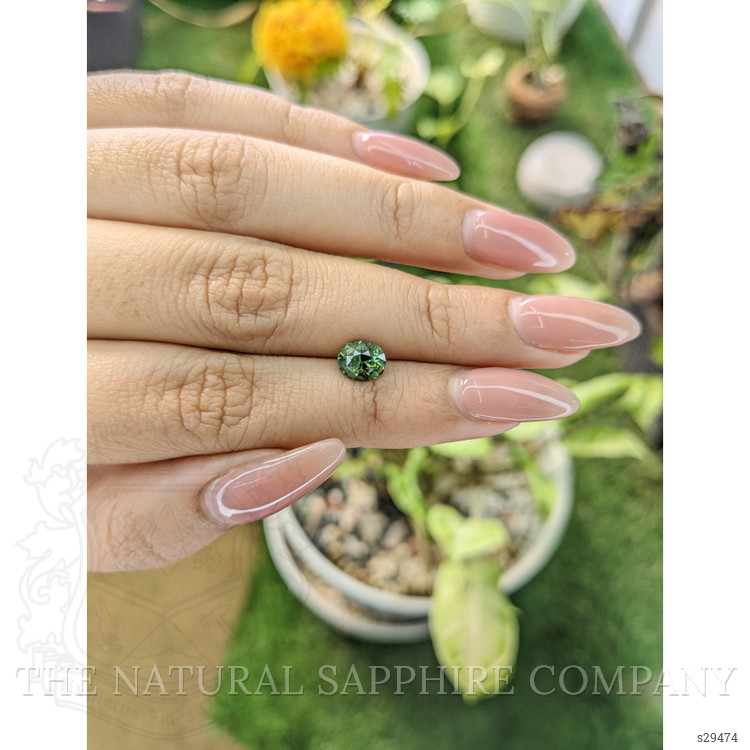 1.36 Ct. Green Sapphire from Madagascar