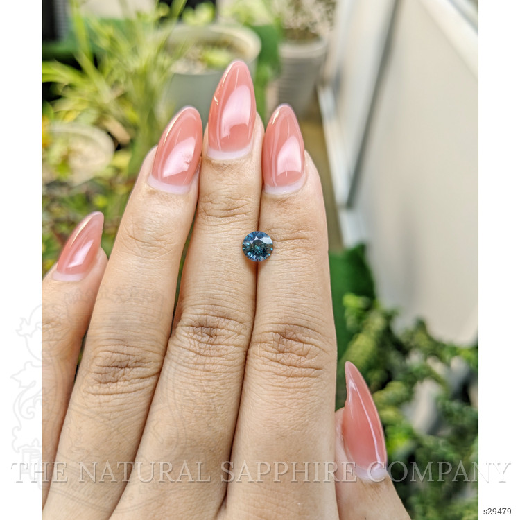 1.13 Ct. Bluish Green Sapphire from Madagascar