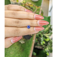 0.88 Ct. Blue Sapphire from Ceylon (Sri Lanka) Life Style