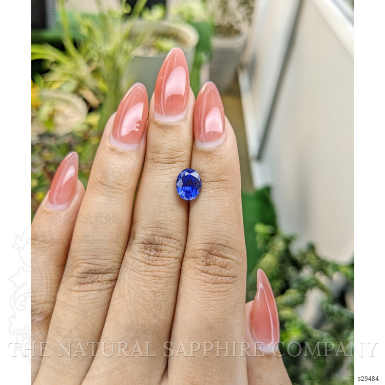 2.44 Ct. Blue Sapphire from Ceylon (Sri Lanka)