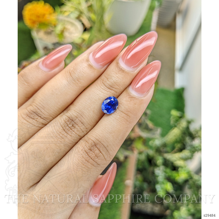 2.44 Ct. Blue Sapphire from Ceylon (Sri Lanka)