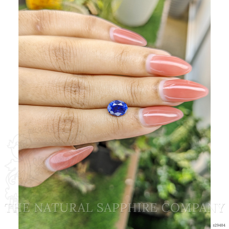 2.44 Ct. Blue Sapphire from Ceylon (Sri Lanka)