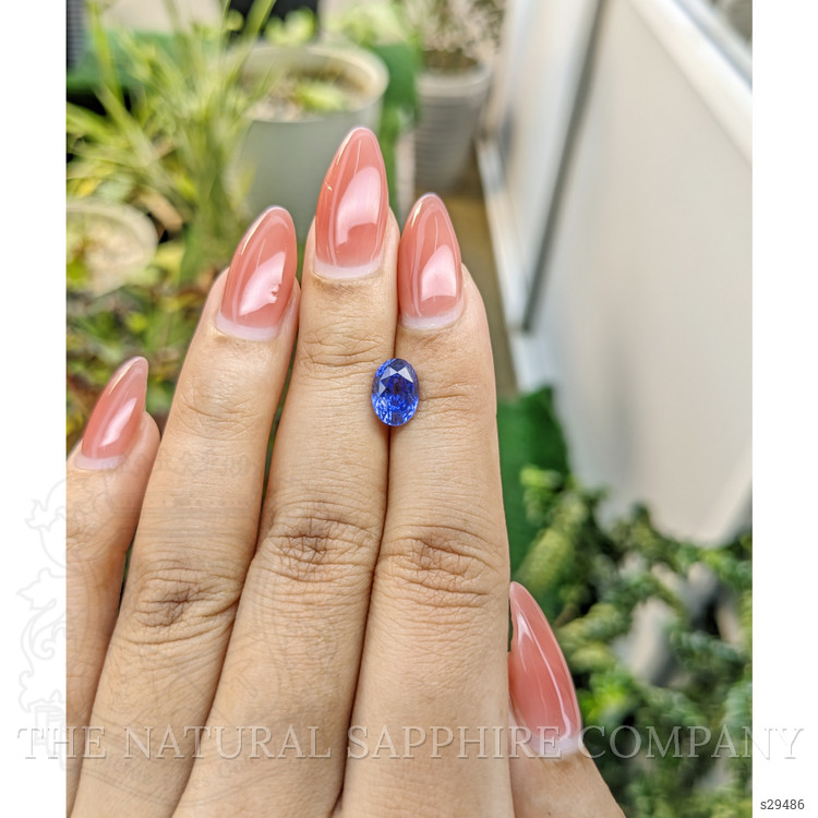 2.31 Ct. Blue Sapphire from Ceylon (Sri Lanka)