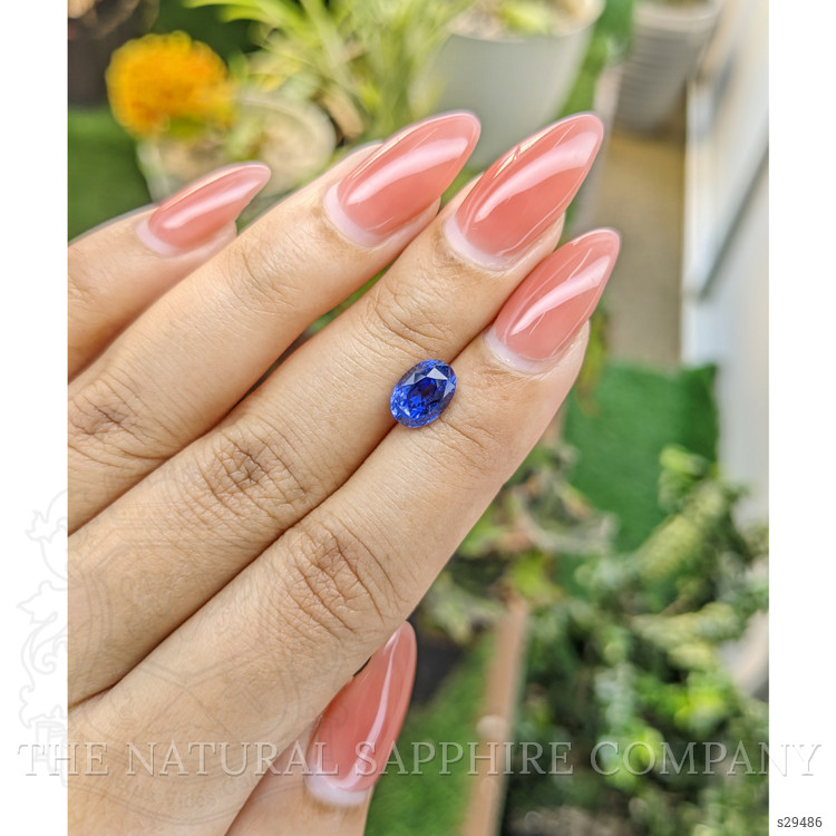 2.31 Ct. Blue Sapphire from Ceylon (Sri Lanka)