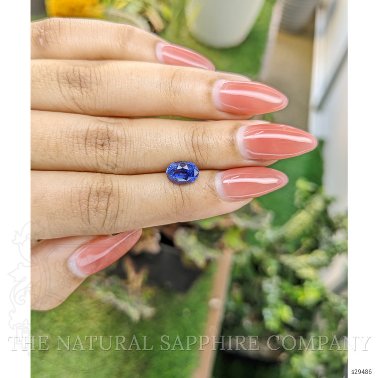 2.31 Ct. Blue Sapphire from Ceylon (Sri Lanka)