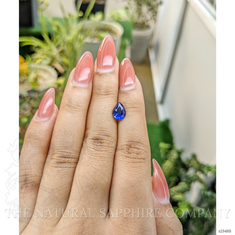 2.09 Ct. Blue Sapphire from Ceylon (Sri Lanka)