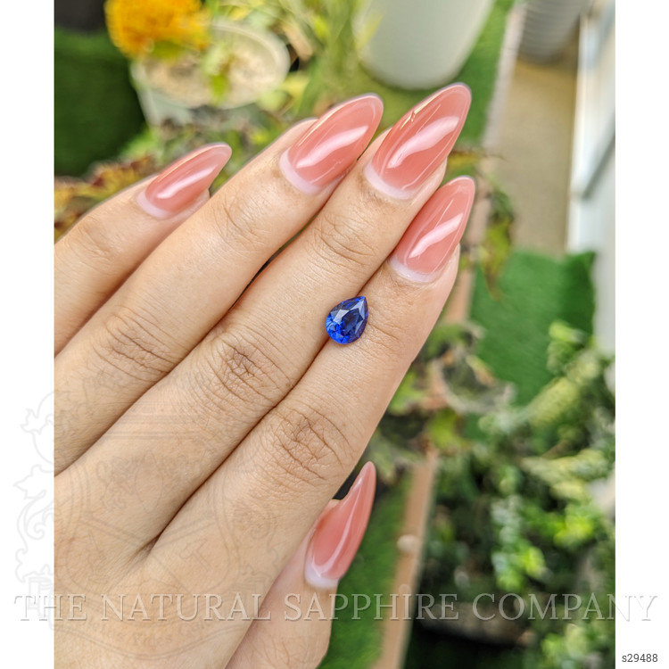 2.09 Ct. Blue Sapphire from Ceylon (Sri Lanka)