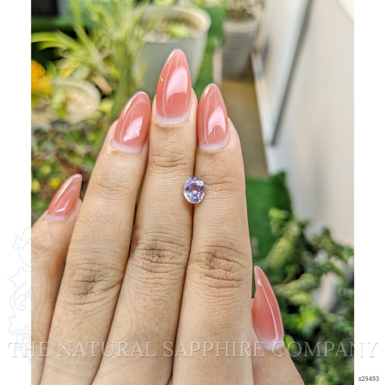 1.24 Ct. Purple Sapphire from Ceylon (Sri Lanka)