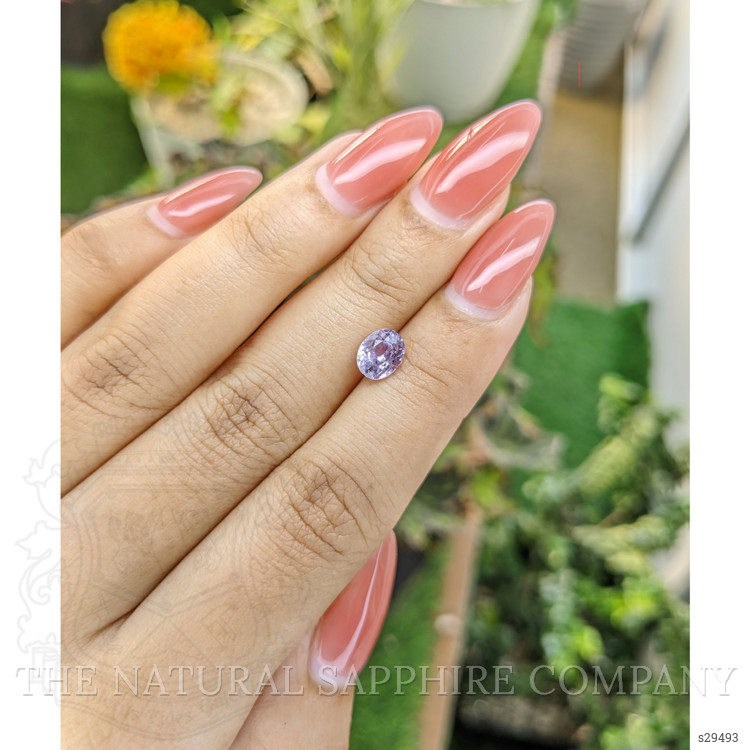 1.24 Ct. Purple Sapphire from Ceylon (Sri Lanka)
