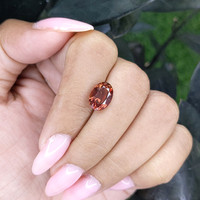 3.59 Ct. Brown Sapphire from Madagascar Life Style