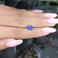 1.62 Ct. Blue Sapphire from Ceylon (Sri Lanka) Life Style