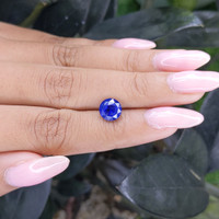 2.11 Ct. Blue Sapphire from Ceylon (Sri Lanka) Life Style