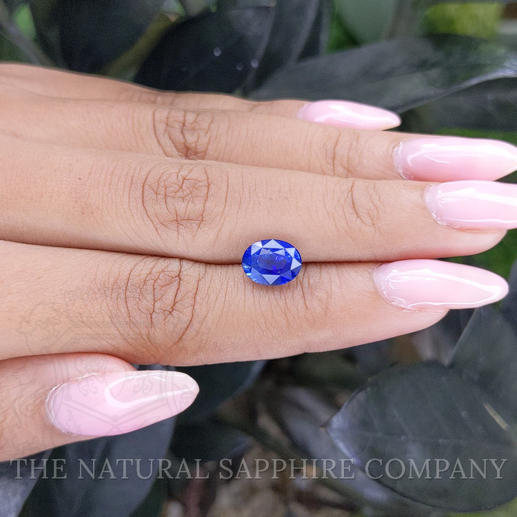 2.56 Ct. Blue Sapphire from Ceylon (Sri Lanka)