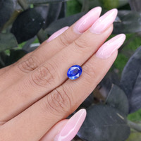 2.56 Ct. Blue Sapphire from Ceylon (Sri Lanka) Life Style