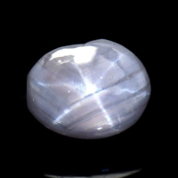 0.93 Ct. Grey Star Sapphire from Ceylon (Sri Lanka) Video