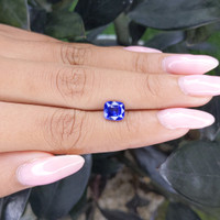 1.80 Ct. Blue Sapphire from Ceylon (Sri Lanka) Life Style