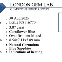 3.07 Ct. Blue Sapphire from Ceylon (Sri Lanka) Pdf